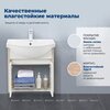 Aquanet 354986 Тумба с раковиной Сидней 60 цв.дуб кантри/белый (раковина Shenxin) (354986)