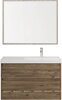 Aquanet 365928 Тумба с раковиной Nova Lite 2.0 90 R 2 ящ. цв. дуб рустикальный (365928)