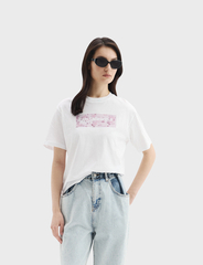 Футболка KARL LAGERFELD JEANS Reg Floral Logo Tee