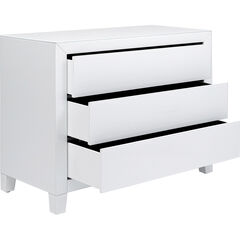 Комод Luxury Push 3 ящика White