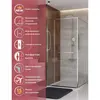Cezares LUX-AH-FS-11-100/80-C-CR Душевой уголок