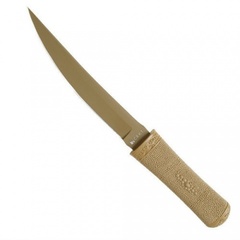 Фото Нож с фиксированным клинком CRKT Hissatsu (Desert Tan), сталь 440А, рукоять пластик/резина