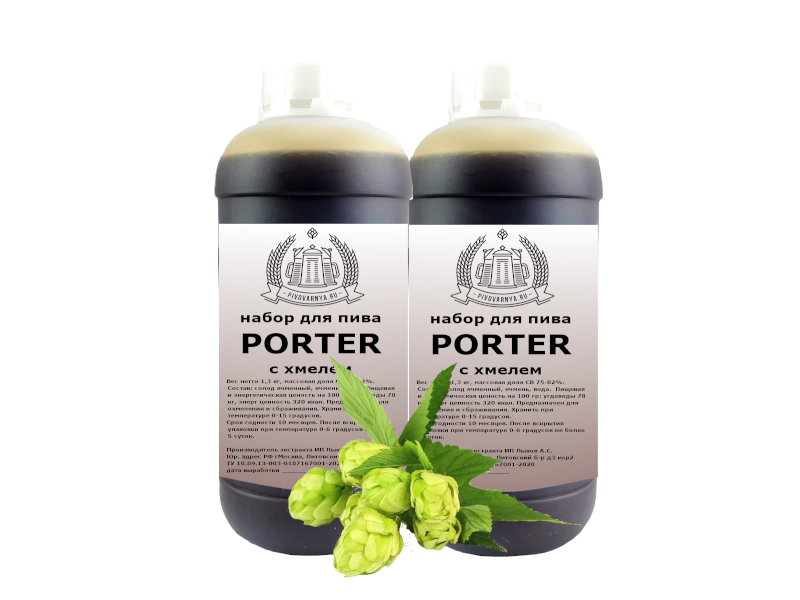 Экстракты Набор для пива Пивоварня.ру Porter солодовый экстракт с хмелем PORTER__-_c_хмелем_для_продажи.jpg