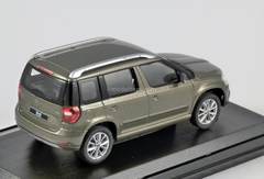 Skoda Yeti 2015 Jungle green metallic Abrex 1:43