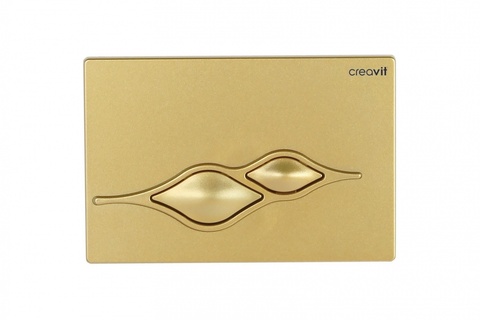 Creavit GP1005.00 Кнопка для инсталляции, цвет: золото
