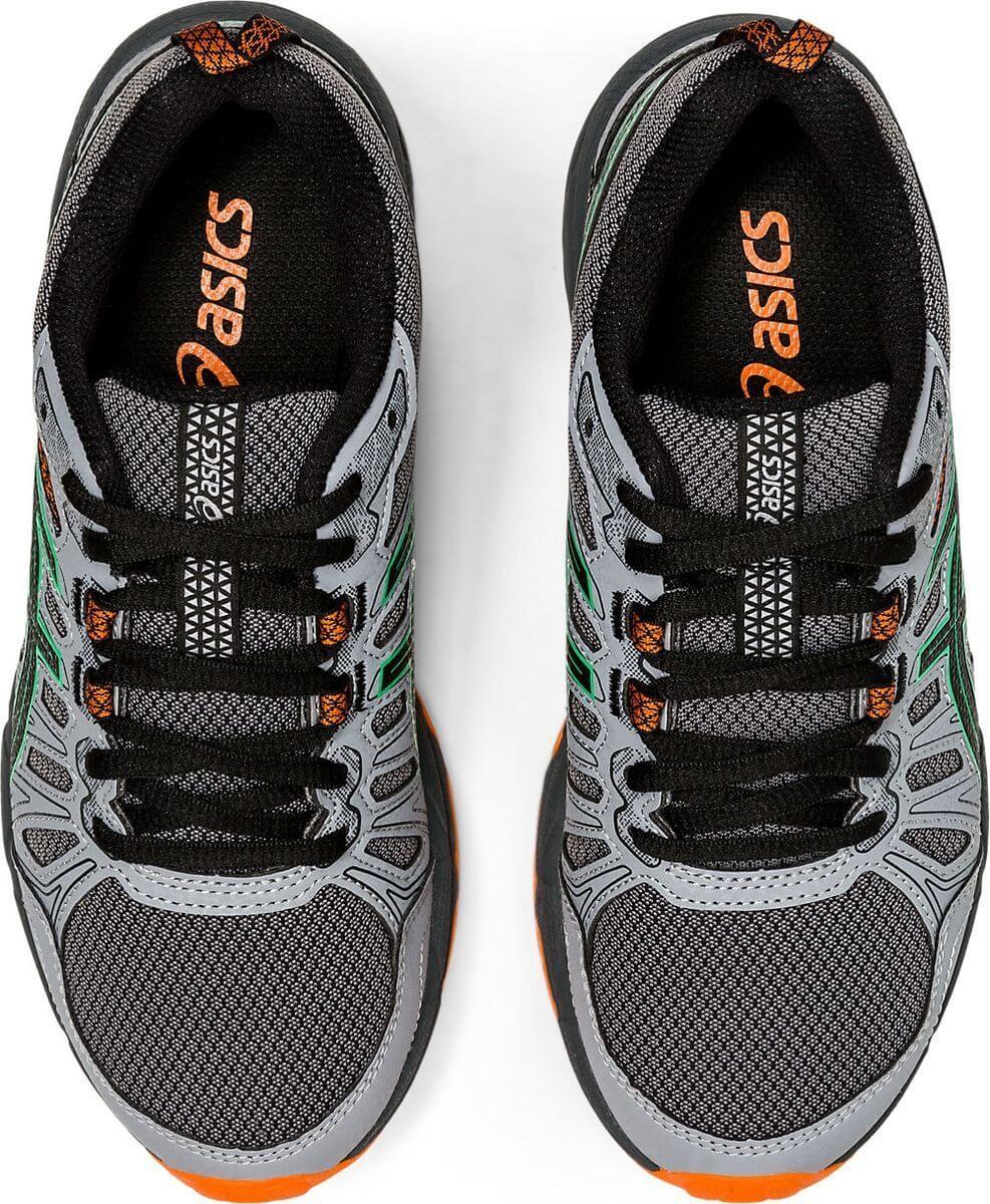 Asics Gel-Venture 7 Gs кроссовки беговые детские серые-оранжевые - 4