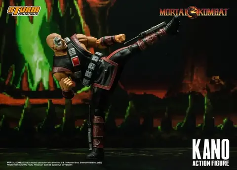 Фигурка Кано масштаб 1/12 Мортал Комбат Storm Collectibles
