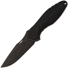 Фото Тактический нож N.C. Custom Talion blackwash сталь VG-10, рукоять Black/Red G10