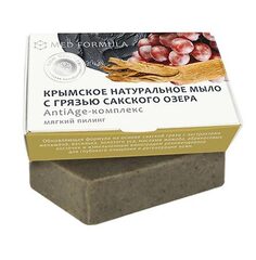 Мыло с грязью Сакского озера Med Formula «АntiАge-комплекс» ТМ Мануфактура Дом Природы