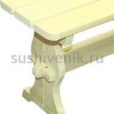 Скамья 120*30*44 см из осины - 3