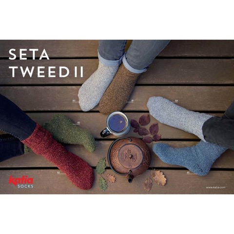 Katia Seta Tweed II Socks - 83