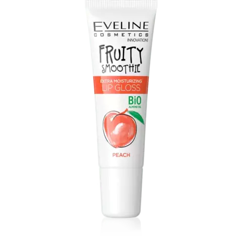 EVELINE FRUITY SMOOTHIE Экстраувлажняющий блеск для губ PEACH 12мл