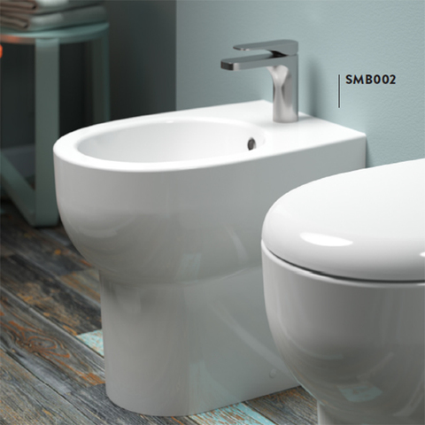 ArtCeram Smarty SMB002 01 00BI*0 Биде напольное, цвет: белый
