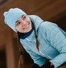 Лыжная шапка с помпоном Noname XC Knit mid blue - 1