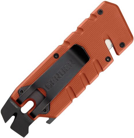 Нож мультитул Gerber Prybrid Utility с клипсой, оранжевый