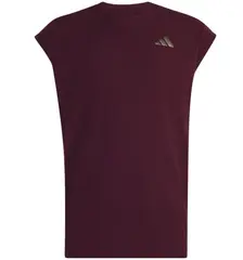 Теннисная футболка Adidas Oversized Sleeveless - maroon