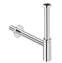 Viega Eleganta 440190 Бутылочный сифон (латунь), для смесит. с донным клап., 1 1/4 х 32, выдвиж патр. 200 мм, отводящ. патр. 310 мм, хром, модель 5788 фото