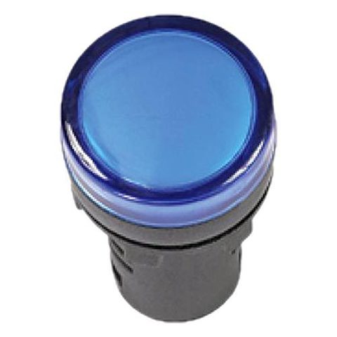 Лампа AD-22DS(LED)матрица d22мм синий 230В TDM