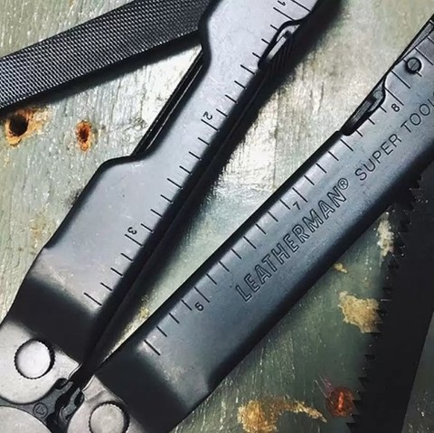 Мультитул Leatherman Super Tool 300 Black, нейлоновый чехол, 19 функций (831151) цвет чёрный | Multitool-Leatherman.Ru