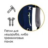 Картинка рюкзак туристический Nevo Rhino Advance 60+5 Blue - 10