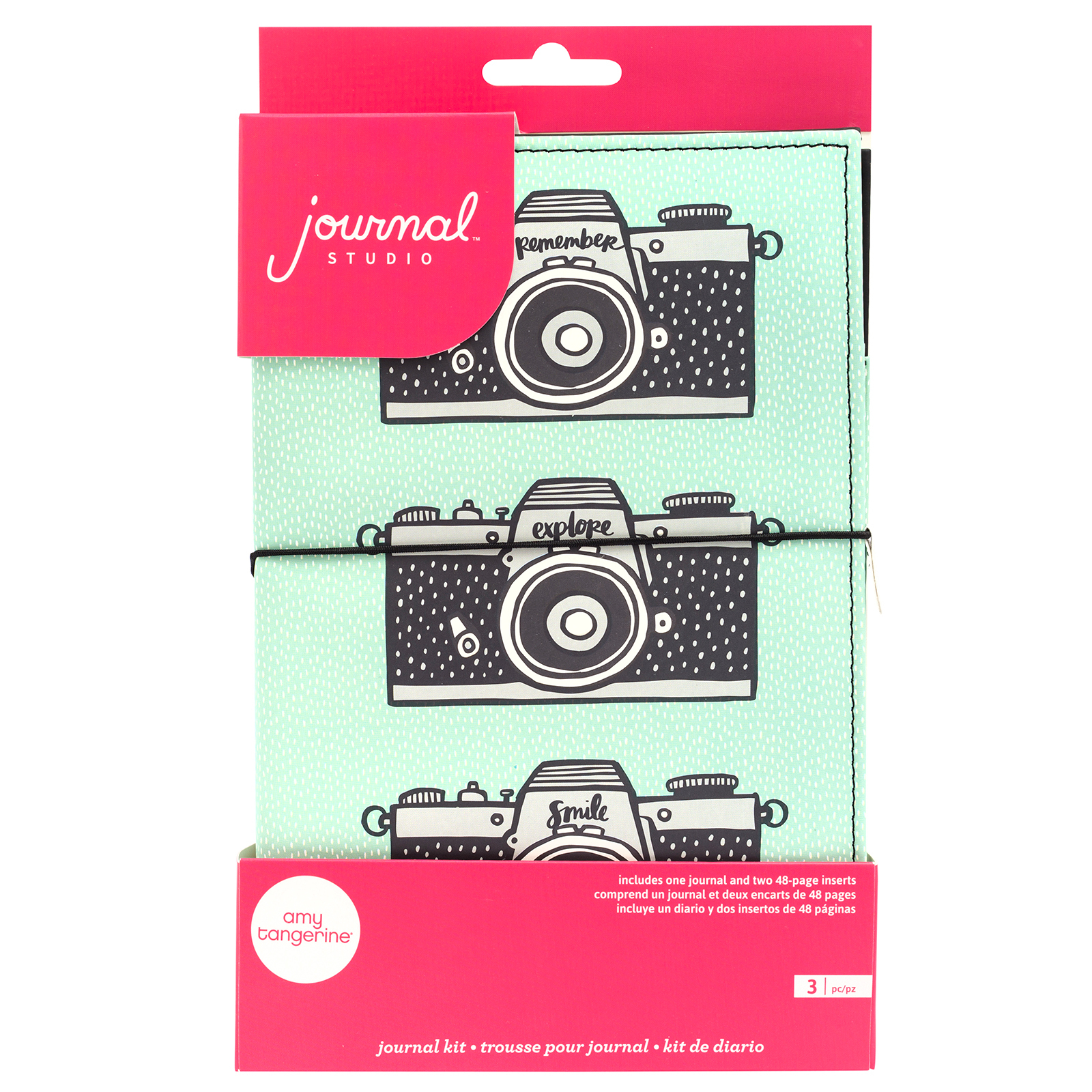 Блокнот (тревелбук) - American Crafts Journal Studio Kit  - 14х22 см -  Camera By Amy Tangerine