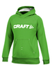 Толстовка Craft Flexhood детская green - 1