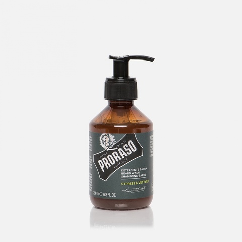 Шампунь для бороды Proraso cypress and vetyver 200 мл