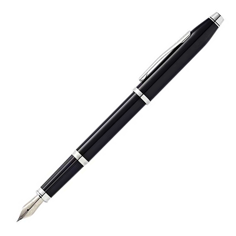Ручка перьевая Cross Century II, Black lacquer, перьевая ручка, M (AT0086-102MS)