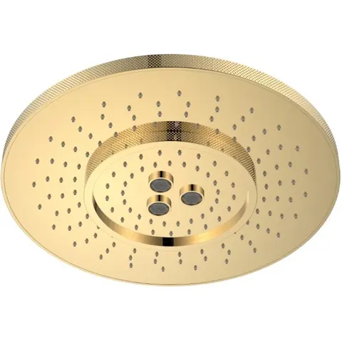 Boheme 430-G Потолочный душ круглый 3-х функциональный из нерж. стали GOLD