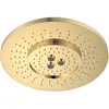 Boheme 430-G Потолочный душ круглый 3-х функциональный из нерж. стали GOLD
