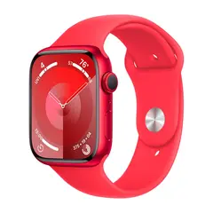 Умные часы Apple Watch Series 9 GPS, 45mm, Aluminium Case with Sport Band M/L, Red (Красный)