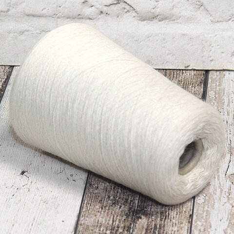 Меринос с альпакой (25%) LANECARDATE BLONDE 1/16 белый натуральный