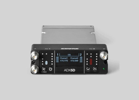 Цифровой двухканальный портативный приёмник ADX5D Shure ADX5D=-A
