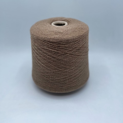 Бобинная пряжа (пр.Италия), art-Safiella 2/30 1500м/100гр. 100% Меринос , цвет-Бежевый меланж  арт.25138