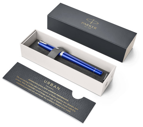 Ручка перьевая Parker Urban F306 Night Sky Blue CT, F (1931598)
