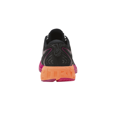 Беговые полумарафонки женские Asics Noosa Ff черные-оранжевые - 3