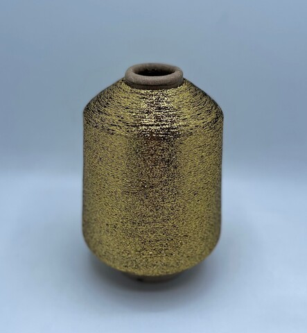 Kyototex (пр.Италия),art-KT-007 7800м / 100 гр. 100%полиэстер(Люрекс) , цвет-Черно-золотой , арт.23596