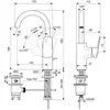 Ideal Standard Ceraplan BD235XG Смеситель для раковины с высоким трубчатым изливом и донным клапаном