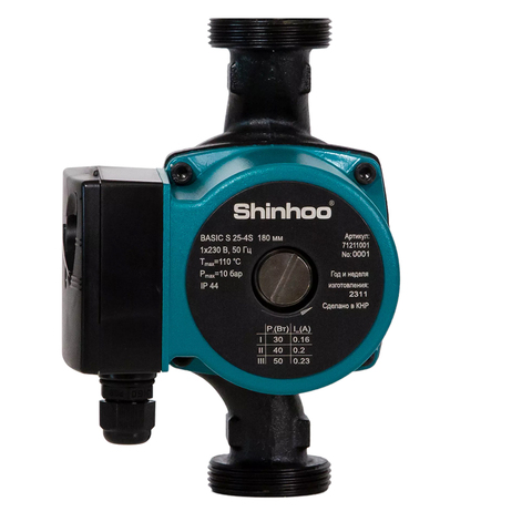 Циркуляционный насос SHINHOO BASIC S 25-6S 130, 71211007
