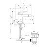 Ideal Standard Extra BD511A5 Однорукоятковый смеситель для биде с донным клапаном
