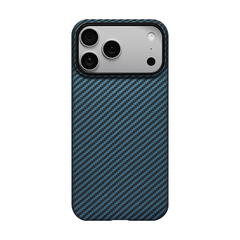 Чехол PITAKA Ultra-Slim Case для Apple iPhone 17 Pro (PitaTap) MagSafe, Black/Blue