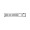 Gessi Hi-Fi 63016#031 Термостат для душа, с включением до 4 источников одновременно (внешняя часть), цвет: хром