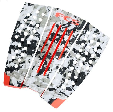Коврик для серфборда FCS Julian Wilson Grey Camo/Blood Orange
