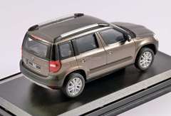 Skoda Yeti 2009 brown metallic Abrex 1:43