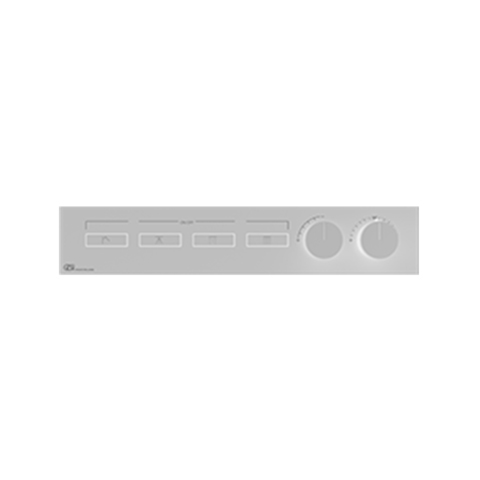 Gessi Hi-Fi 63016#279 Термостат для душа, с включением до 4 источников одновременно (внешняя часть), цвет: White CN