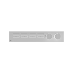 Gessi Hi-Fi 63016#279 Термостат для душа, с включением до 4 источников одновременно (внешняя часть), цвет: White CN фото