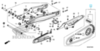 Honda Комплект цепь + звезды (525-16&42T) CRF 1000 2016-2022 06406-MJP-G50