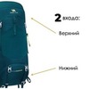 Картинка рюкзак туристический Nevo Rhino Advance 60+5 Green - 4