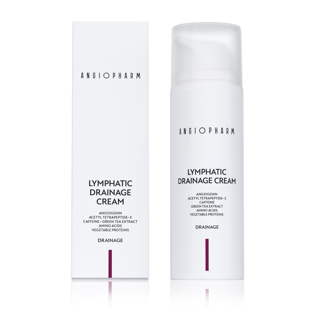 Лимфодренажный крем ANGIOPHARM Lymphatic Drainage Cream 50мл