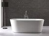 BelBagno BB202-1600-800 Отдельностоящая акриловая ванна в комплекте со сливом-переливом, 160x80, цвет: белый